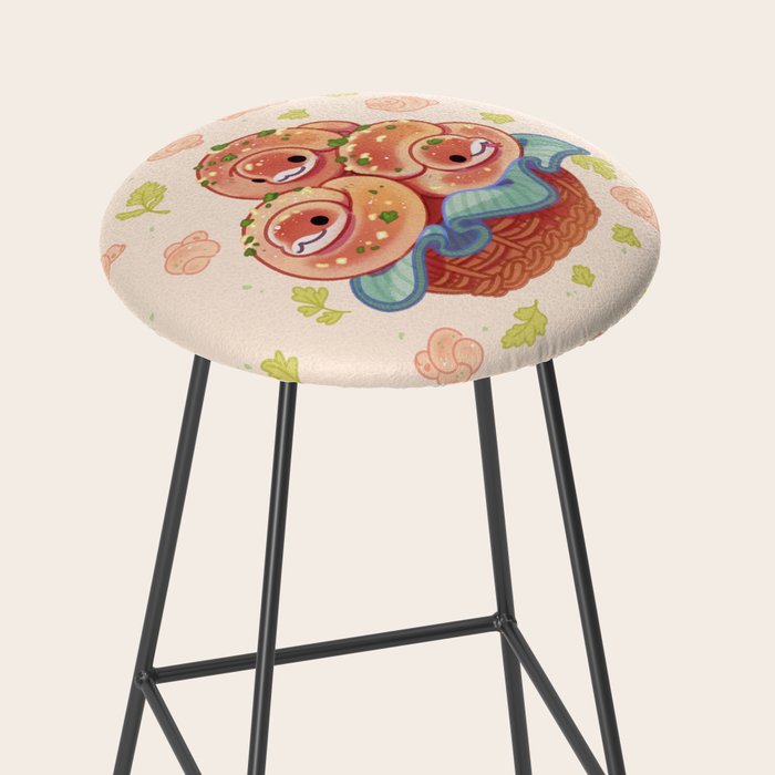 Garlic knot pythons Stool Gallery Image 2