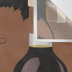 Black Wine 1 Wall Tapestry Gallery Image 3