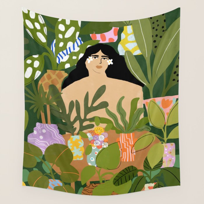 I Need More Plants Wall Tapestry Gallery Image 1