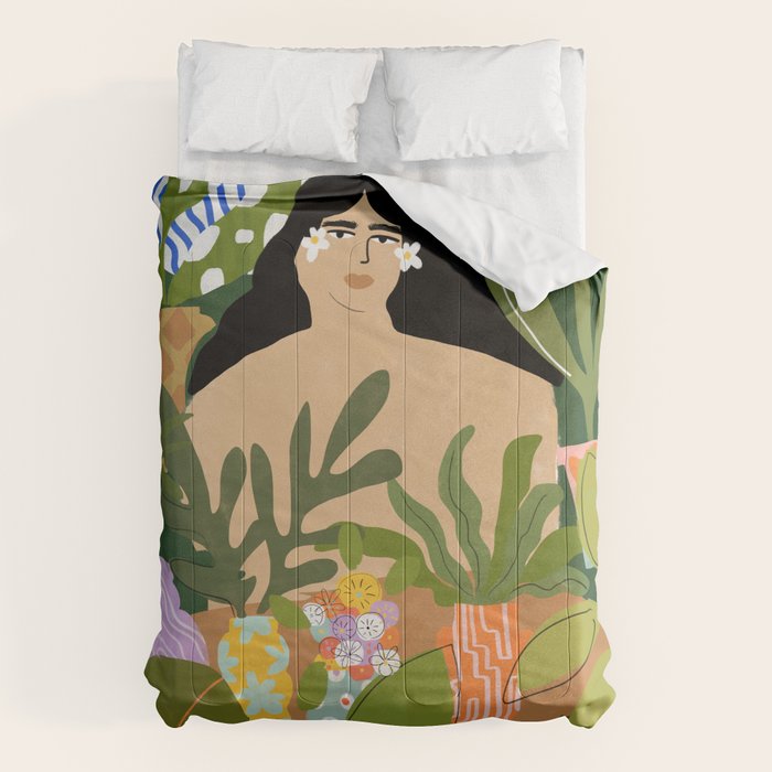 I Need More Plants Comforter Gallery Image 1