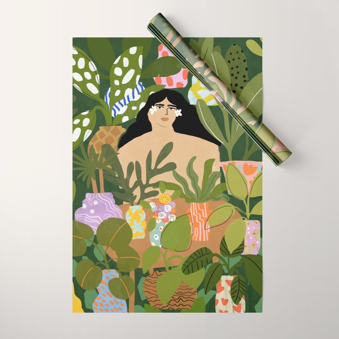 I Need More Plants Wrapping Paper Gallery Image 1