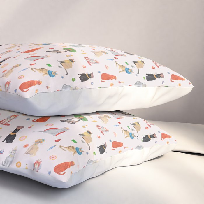 Cat Queens Pillow Sham Gallery Image 3