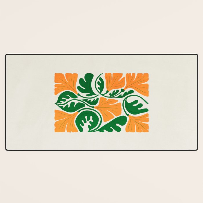 Blaze & Green: Les Fleurs | Flower Market 03 | Spring Summer 23 Desk Mat Gallery Image 3