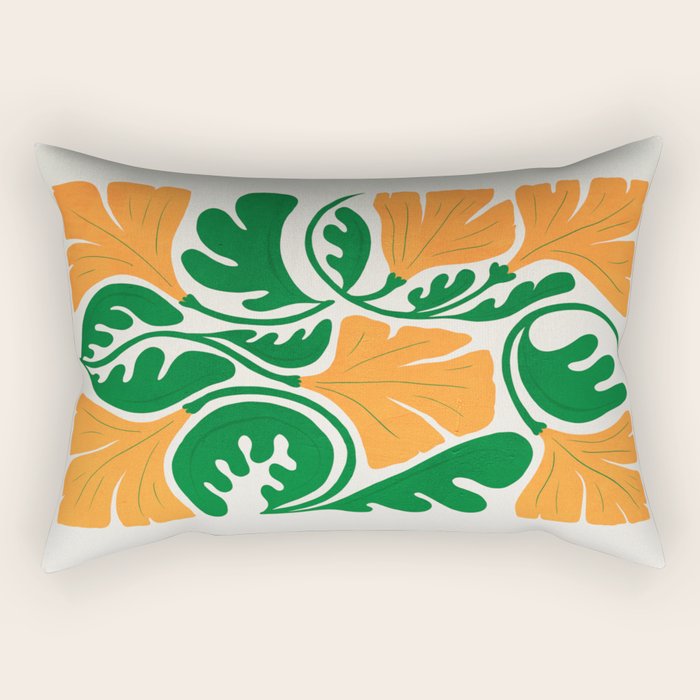 Blaze & Green: Les Fleurs | Flower Market 03 | Spring Summer 23 Rectangular Pillow Gallery Image 2