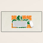 Blaze & Green: Les Fleurs | Flower Market 03 | Spring Summer 23 Desk Mat Gallery Image 1