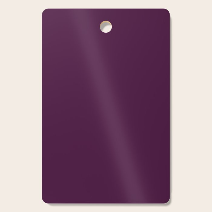 Plum Purple Solid Color Cutting Board Gallery Image 1