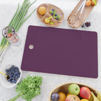 Plum Purple Solid Color Cutting Board Gallery Image 2