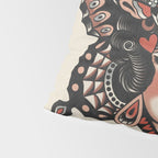 Queen of my heart (black hair) Pillow Sham Gallery Image 4