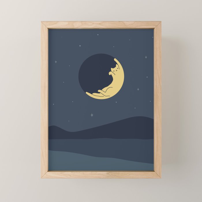 Cat Landscape 89 Mini Art Print Gallery Image 1