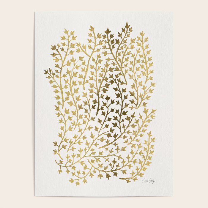 Gold Ivy Poster Gallery Image 1