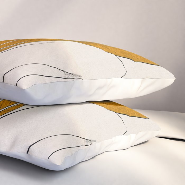 natural beauty-collage 7 Line Art 2 Pillow Sham Gallery Image 3