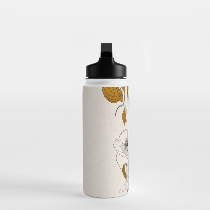 natural beauty-collage 7 Line Art 2 Water Bottle Gallery Image 3