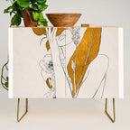 natural beauty-collage 7 Line Art 2 Credenza Gallery Image 1