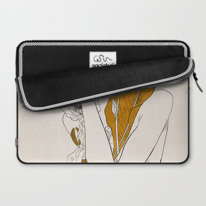 natural beauty-collage 7 Line Art 2 Laptop Sleeve Gallery Image 2