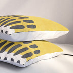 Yellow Black Modern Minimalism Pillow Sham Gallery Image 3