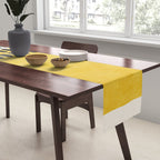 Yellow Black Modern Minimalism Table Runner Gallery Image 2
