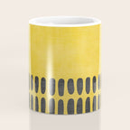 Yellow Black Modern Minimalism Coffee Mug Gallery Image 4