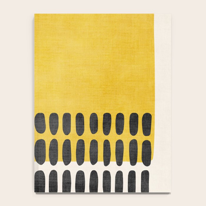 Yellow Black Modern Minimalism Notebook Gallery Image 4