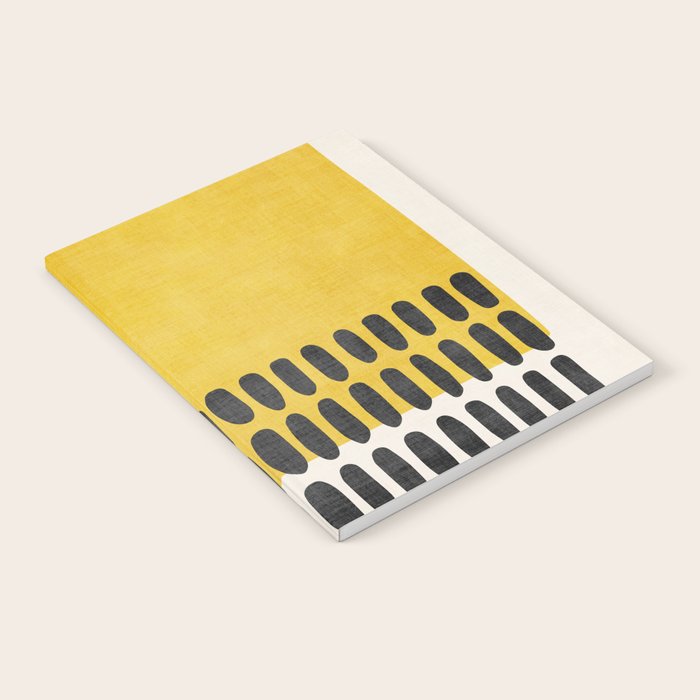 Yellow Black Modern Minimalism Notebook Gallery Image 2
