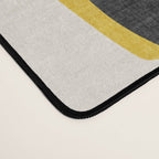 Yellow Black Modern Minimalism Desk Mat Gallery Image 4