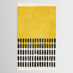 Yellow Black Modern Minimalism Tablecloth Gallery Image 2