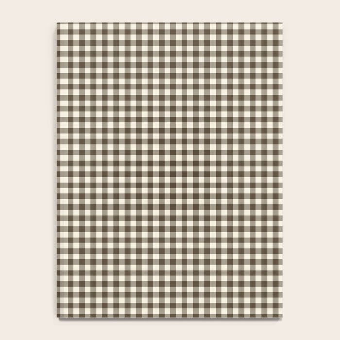 brown gingham Notebook Gallery Image 4