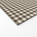 brown gingham Welcome Mat Gallery Image 2