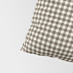 brown gingham Pillow Sham Gallery Image 4