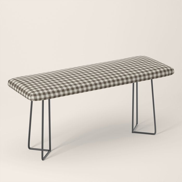 brown gingham Bench Gallery Image 1