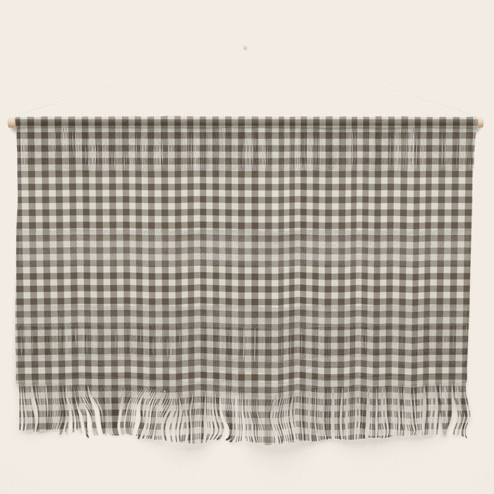 brown gingham Wall Hanging Gallery Image 1