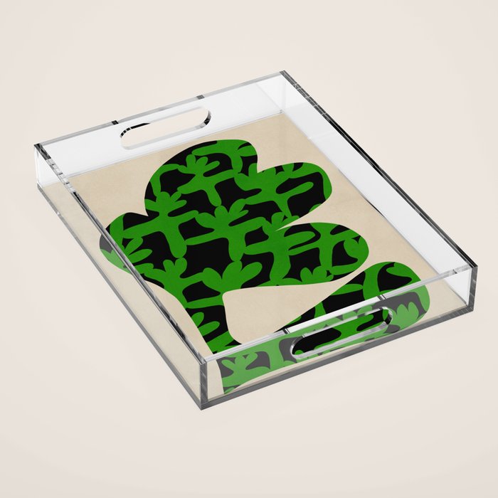 Abstract botanical-flower Acrylic Tray Gallery Image 1