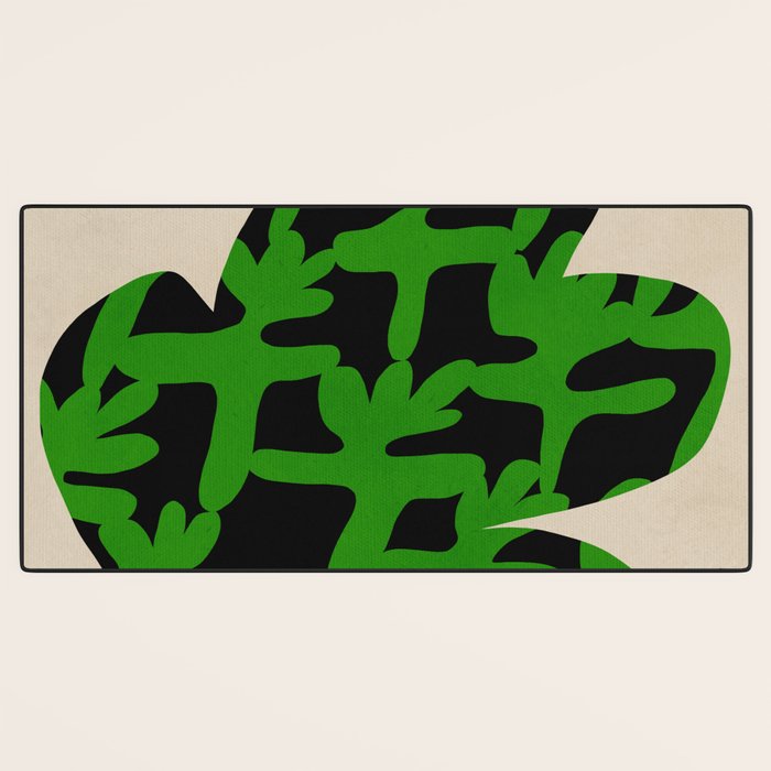Abstract botanical-flower Desk Mat Gallery Image 3
