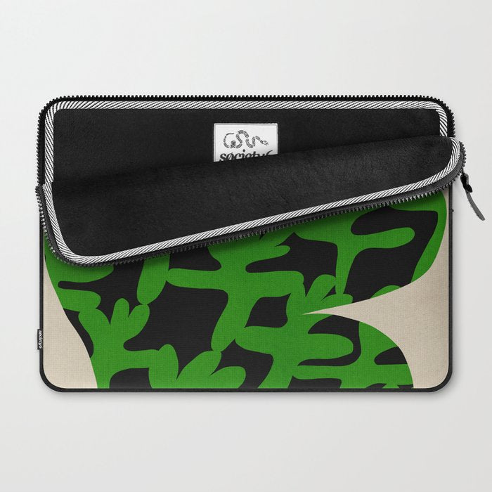 Abstract botanical-flower Laptop Sleeve Gallery Image 2