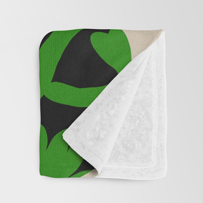 Abstract botanical-flower Throw Blanket Gallery Image 3