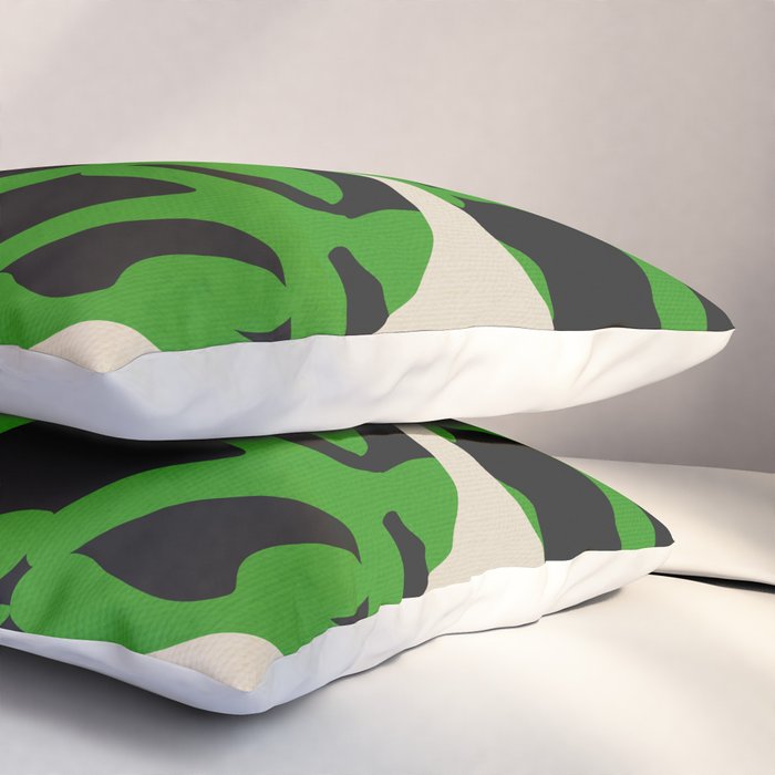 Abstract botanical-flower Pillow Sham Gallery Image 3