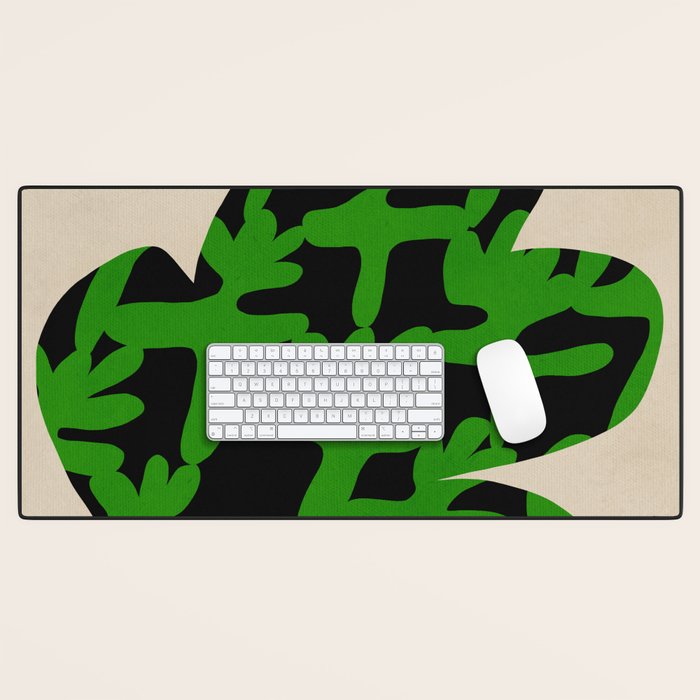 Abstract botanical-flower Desk Mat Gallery Image 1