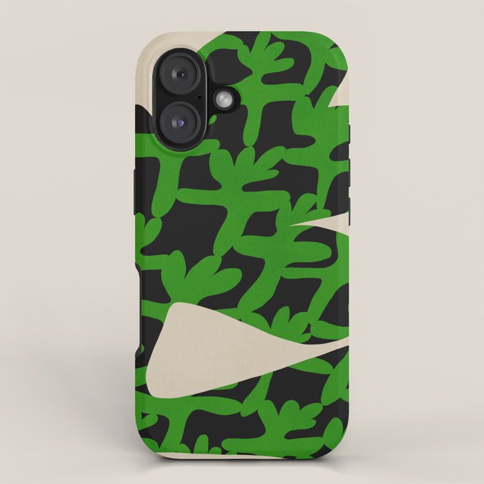 Abstract botanical-flower iPhone Case Gallery Image 1