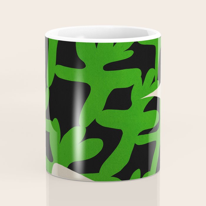 Abstract botanical-flower Coffee Mug Gallery Image 4