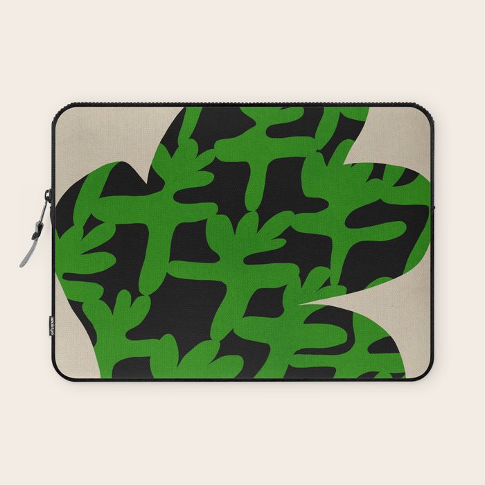 Abstract botanical-flower Laptop Sleeve Gallery Image 1