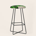 Abstract botanical-flower Stool Gallery Image 1