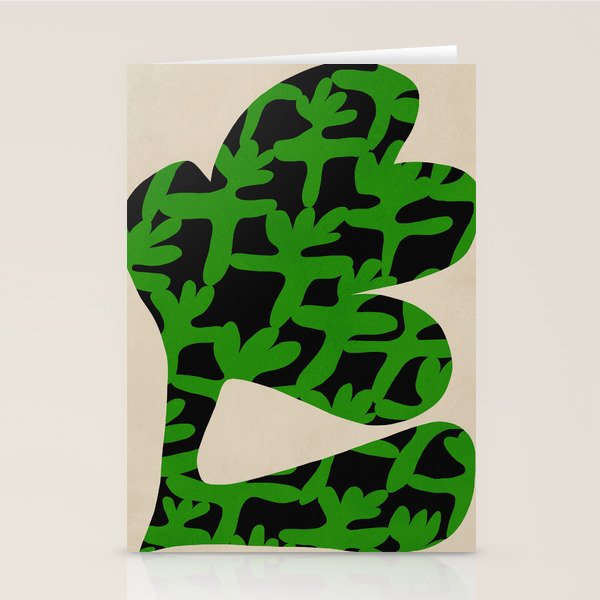 Abstract botanical-flower Stationery Card Gallery Image 1
