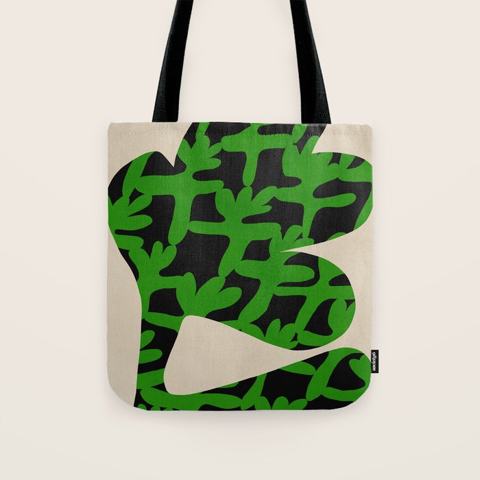 Abstract botanical-flower Tote Bag Gallery Image 1
