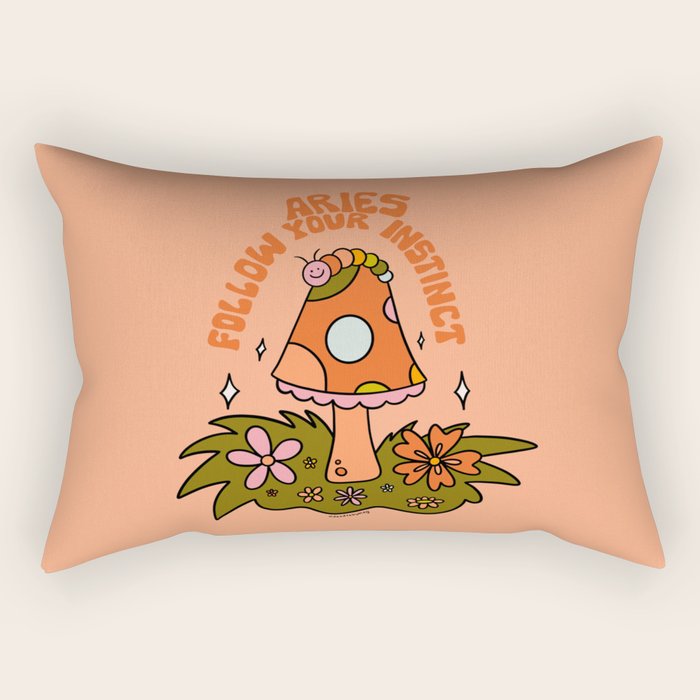 Aries Caterpillar Rectangular Pillow Gallery Image 1