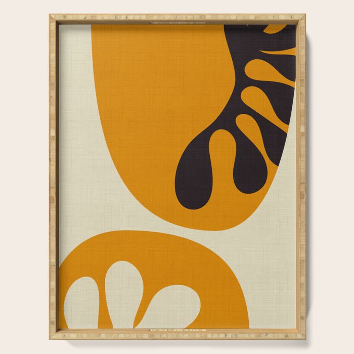 shapes organic matisse Serving Tray Gallery Image 1