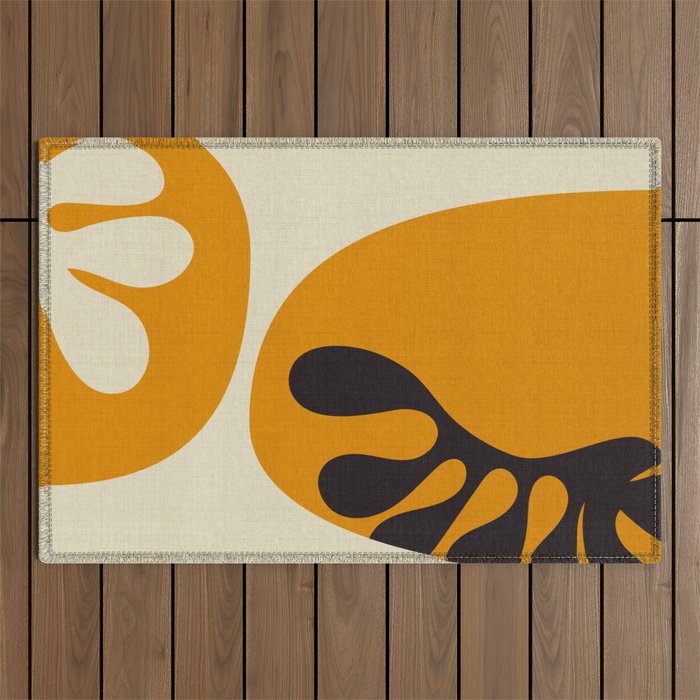 shapes organic matisse Outdoor Rug Gallery Image 1