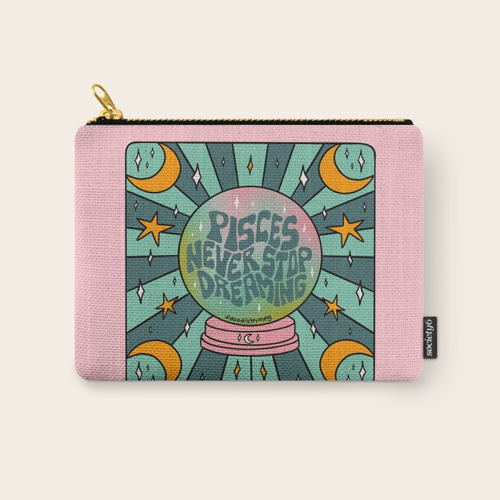 Pisces Crystal Ball Carry All Pouch Gallery Image 1