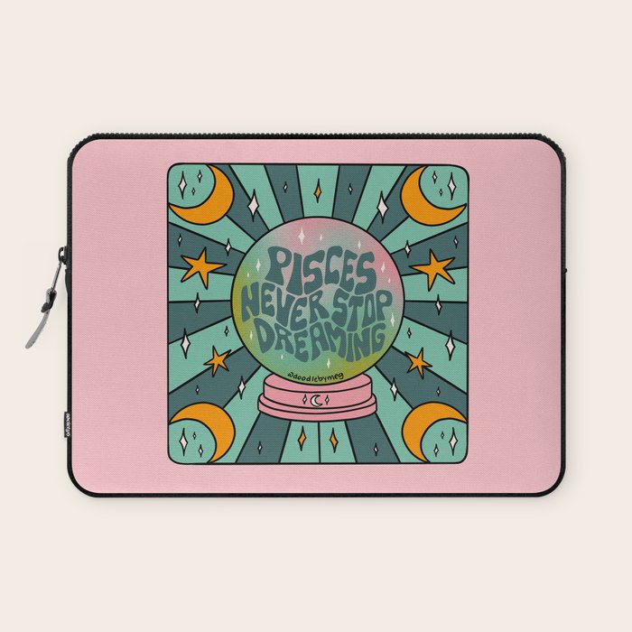 Pisces Crystal Ball Laptop Sleeve Gallery Image 1