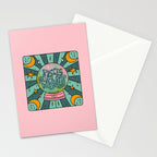 Pisces Crystal Ball Stationery Card Gallery Image 2