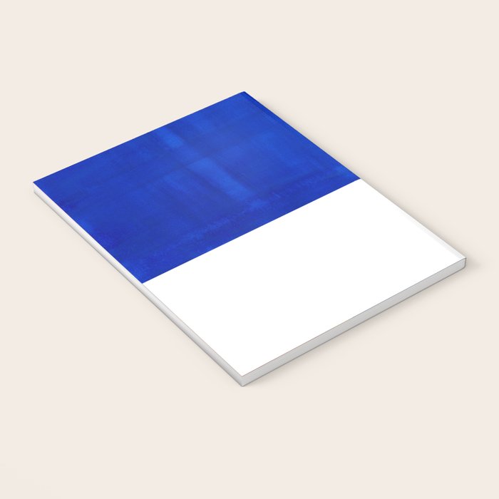 Wide Awake Blue Yellow And Orange Colorfield  Notebook Gallery Image 3