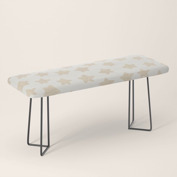 Gold Stars Pattern Bench Gallery Image 1